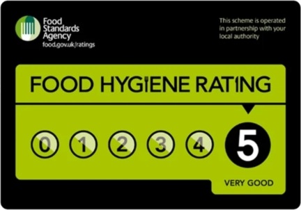 Food Hygiene Rating 5